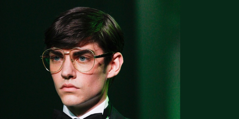 Designer Menswear Glasses Trend Spring 2017 Dior Homme