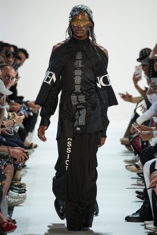 Eyeglasses on the Runway at New York Fashion Week Hood by Air