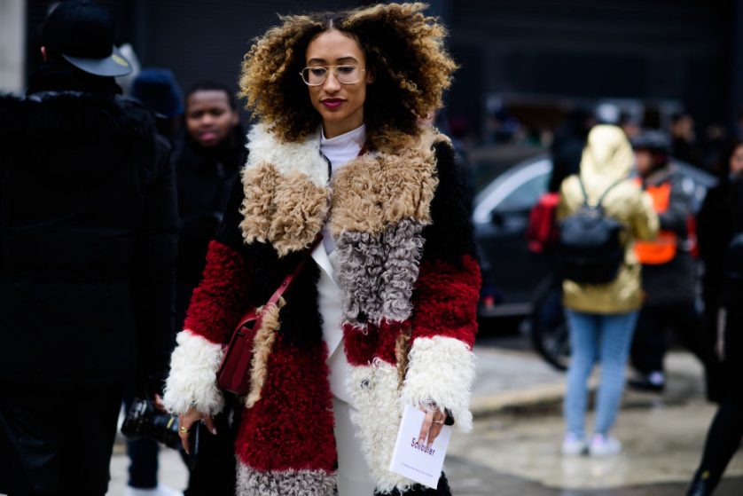 Glasses Frame Trend 2017 at New York Fashion Week Street Style Trend Eyeglasses Fashion