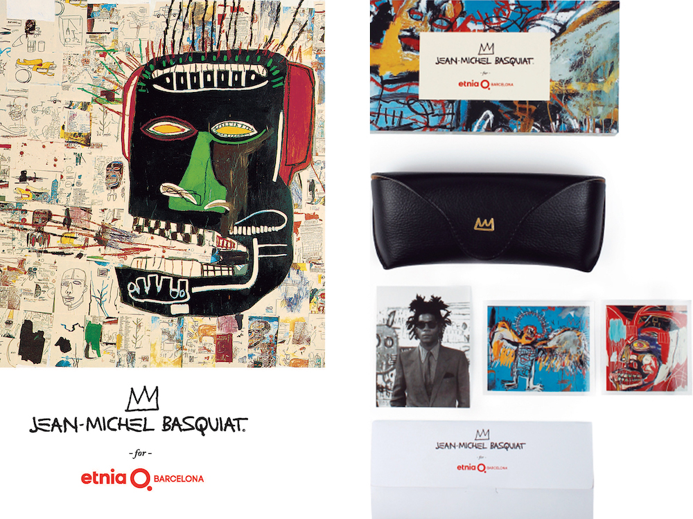 Etnia Barcelona Designer Artists Collaboration Glasses Eyewear Jean Michel Basquiat Collection