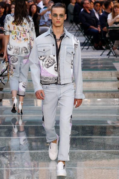 Men's Designer Glasses Trend Spotted on the Runway S/S 18 Balenciaga Balmain Damir Doma Dior Homme Dolce and Gabbana Emporio Armani Fendi Issey Miyake Junya Watanabe Kenzo Marni Moschino Oliver Spencer Paul Smith Prada Thom Browne Versace Frams Glasses Sunglasses Eyewear Style Mens Buy Shop Man Guy