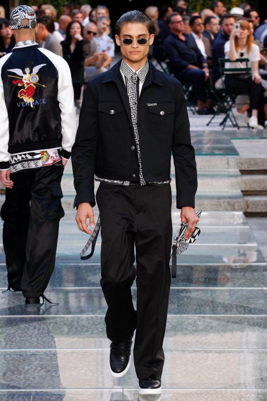 Men's Designer Glasses Trend Spotted on the Runway S/S 18 Balenciaga Balmain Damir Doma Dior Homme Dolce and Gabbana Emporio Armani Fendi Issey Miyake Junya Watanabe Kenzo Marni Moschino Oliver Spencer Paul Smith Prada Thom Browne Versace Frams Glasses Sunglasses Eyewear Style Mens Buy Shop Man Guy
