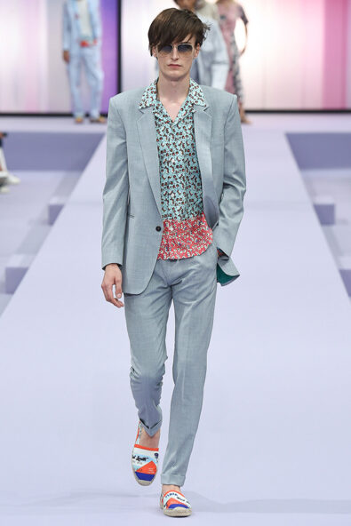 Men's Designer Glasses Trend Spotted on the Runway S/S 18 Balenciaga Balmain Damir Doma Dior Homme Dolce and Gabbana Emporio Armani Fendi Issey Miyake Junya Watanabe Kenzo Marni Moschino Oliver Spencer Paul Smith Prada Thom Browne Versace Frams Glasses Sunglasses Eyewear Style Mens Buy Shop Man Guy