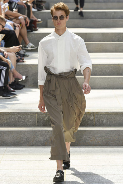Men's Designer Glasses Trend Spotted on the Runway S/S 18 Balenciaga Balmain Damir Doma Dior Homme Dolce and Gabbana Emporio Armani Fendi Issey Miyake Junya Watanabe Kenzo Marni Moschino Oliver Spencer Paul Smith Prada Thom Browne Versace Frams Glasses Sunglasses Eyewear Style Mens Buy Shop Man Guy