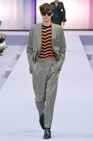 Men's Designer Glasses Trend Spotted on the Runway S/S 18 Balenciaga Balmain Damir Doma Dior Homme Dolce and Gabbana Emporio Armani Fendi Issey Miyake Junya Watanabe Kenzo Marni Moschino Oliver Spencer Paul Smith Prada Thom Browne Versace Frams Glasses Sunglasses Eyewear Style Mens Buy Shop Man Guy