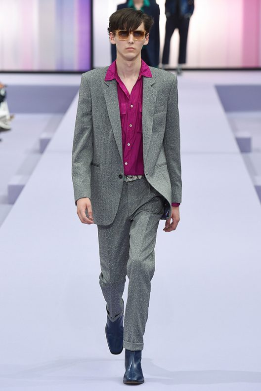 Men's Designer Glasses Trend Spotted on the Runway S/S 18 Balenciaga Balmain Damir Doma Dior Homme Dolce and Gabbana Emporio Armani Fendi Issey Miyake Junya Watanabe Kenzo Marni Moschino Oliver Spencer Paul Smith Prada Thom Browne Versace Frams Glasses Sunglasses Eyewear Style Mens Buy Shop Man Guy