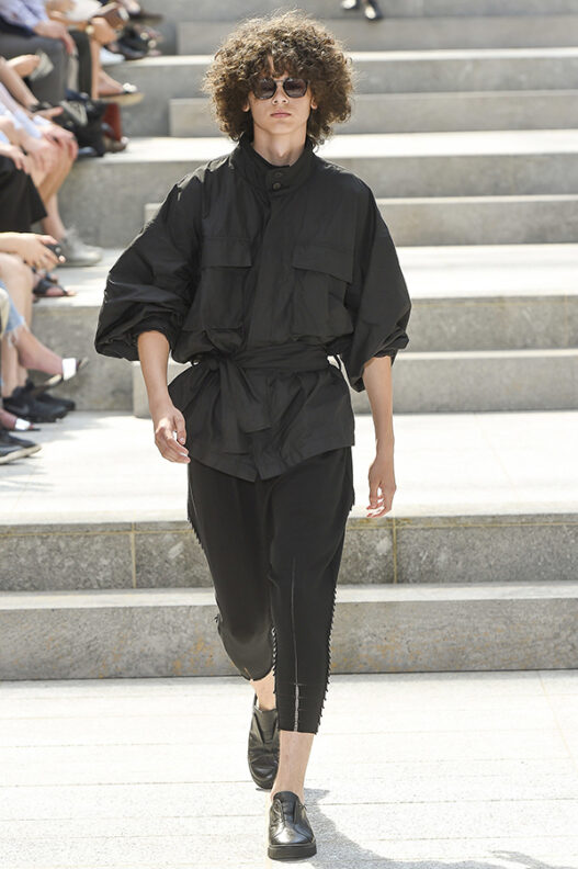 Men's Designer Glasses Trend Spotted on the Runway S/S 18 Balenciaga Balmain Damir Doma Dior Homme Dolce and Gabbana Emporio Armani Fendi Issey Miyake Junya Watanabe Kenzo Marni Moschino Oliver Spencer Paul Smith Prada Thom Browne Versace Frams Glasses Sunglasses Eyewear Style Mens Buy Shop Man Guy