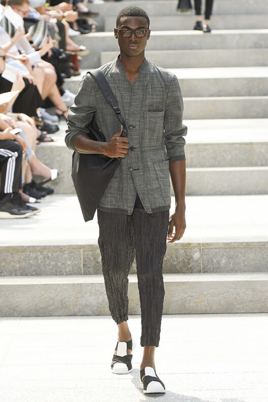 Men's Designer Glasses Trend Spotted on the Runway S/S 18 Balenciaga Balmain Damir Doma Dior Homme Dolce and Gabbana Emporio Armani Fendi Issey Miyake Junya Watanabe Kenzo Marni Moschino Oliver Spencer Paul Smith Prada Thom Browne Versace Frams Glasses Sunglasses Eyewear Style Mens Buy Shop Man Guy
