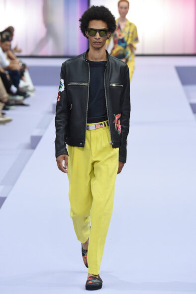 Men's Designer Glasses Trend Spotted on the Runway S/S 18 Balenciaga Balmain Damir Doma Dior Homme Dolce and Gabbana Emporio Armani Fendi Issey Miyake Junya Watanabe Kenzo Marni Moschino Oliver Spencer Paul Smith Prada Thom Browne Versace Frams Glasses Sunglasses Eyewear Style Mens Buy Shop Man Guy