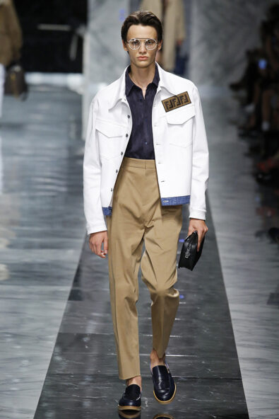 Men's Designer Glasses Trend Spotted on the Runway S/S 18 Balenciaga Balmain Damir Doma Dior Homme Dolce and Gabbana Emporio Armani Fendi Issey Miyake Junya Watanabe Kenzo Marni Moschino Oliver Spencer Paul Smith Prada Thom Browne Versace Frams Glasses Sunglasses Eyewear Style Mens Buy Shop Man Guy