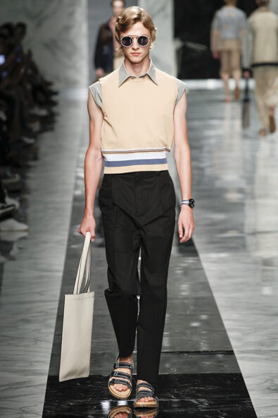 Men's Designer Glasses Trend Spotted on the Runway S/S 18 Balenciaga Balmain Damir Doma Dior Homme Dolce and Gabbana Emporio Armani Fendi Issey Miyake Junya Watanabe Kenzo Marni Moschino Oliver Spencer Paul Smith Prada Thom Browne Versace Frams Glasses Sunglasses Eyewear Style Mens Buy Shop Man Guy