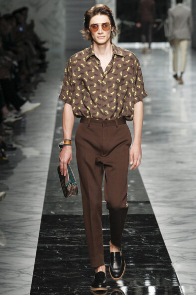 Men's Designer Glasses Trend Spotted on the Runway S/S 18 Balenciaga Balmain Damir Doma Dior Homme Dolce and Gabbana Emporio Armani Fendi Issey Miyake Junya Watanabe Kenzo Marni Moschino Oliver Spencer Paul Smith Prada Thom Browne Versace Frams Glasses Sunglasses Eyewear Style Mens Buy Shop Man Guy