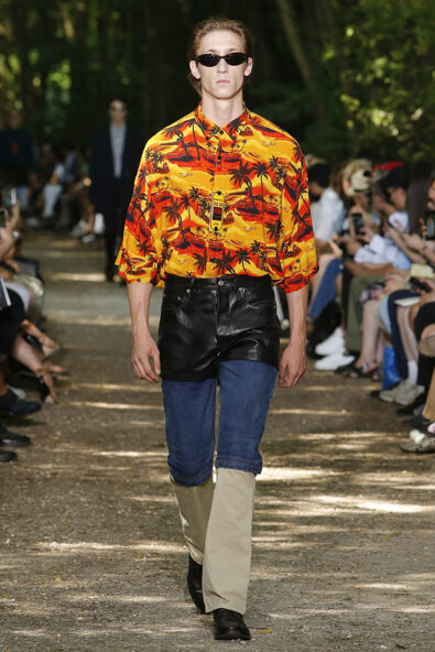 Men's Designer Glasses Trend Spotted on the Runway S/S 18 Balenciaga Balmain Damir Doma Dior Homme Dolce and Gabbana Emporio Armani Fendi Issey Miyake Junya Watanabe Kenzo Marni Moschino Oliver Spencer Paul Smith Prada Thom Browne Versace Frams Glasses Sunglasses Eyewear Style Mens Buy Shop Man Guy