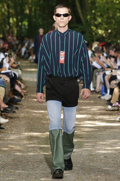 Men's Designer Glasses Trend Spotted on the Runway S/S 18 Balenciaga Balmain Damir Doma Dior Homme Dolce and Gabbana Emporio Armani Fendi Issey Miyake Junya Watanabe Kenzo Marni Moschino Oliver Spencer Paul Smith Prada Thom Browne Versace Frams Glasses Sunglasses Eyewear Style Mens Buy Shop Man Guy