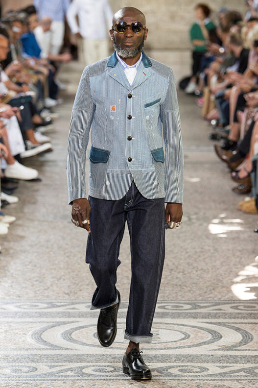 Men's Designer Glasses Trend Spotted on the Runway S/S 18 Balenciaga Balmain Damir Doma Dior Homme Dolce and Gabbana Emporio Armani Fendi Issey Miyake Junya Watanabe Kenzo Marni Moschino Oliver Spencer Paul Smith Prada Thom Browne Versace Frams Glasses Sunglasses Eyewear Style Mens Buy Shop Man Guy