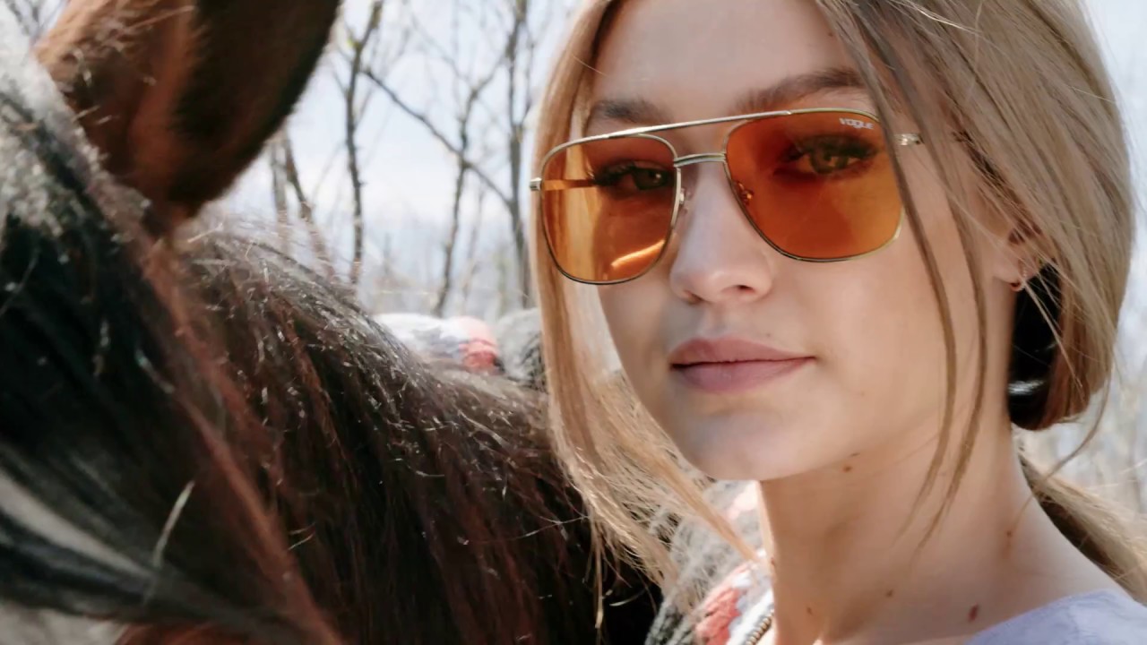 Gigi Hadid Collaborates with Vogue Eyewear For Capsule Collection Sunglasses Glasses