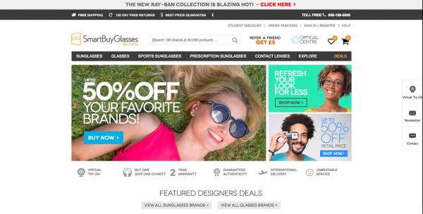 SmartBuyGlasses EyeBuyDirect 6 Best Websites to Buy Prescription Glasses Online Sale Buy Shop Shopping Online Sell Sale Trend Prescription