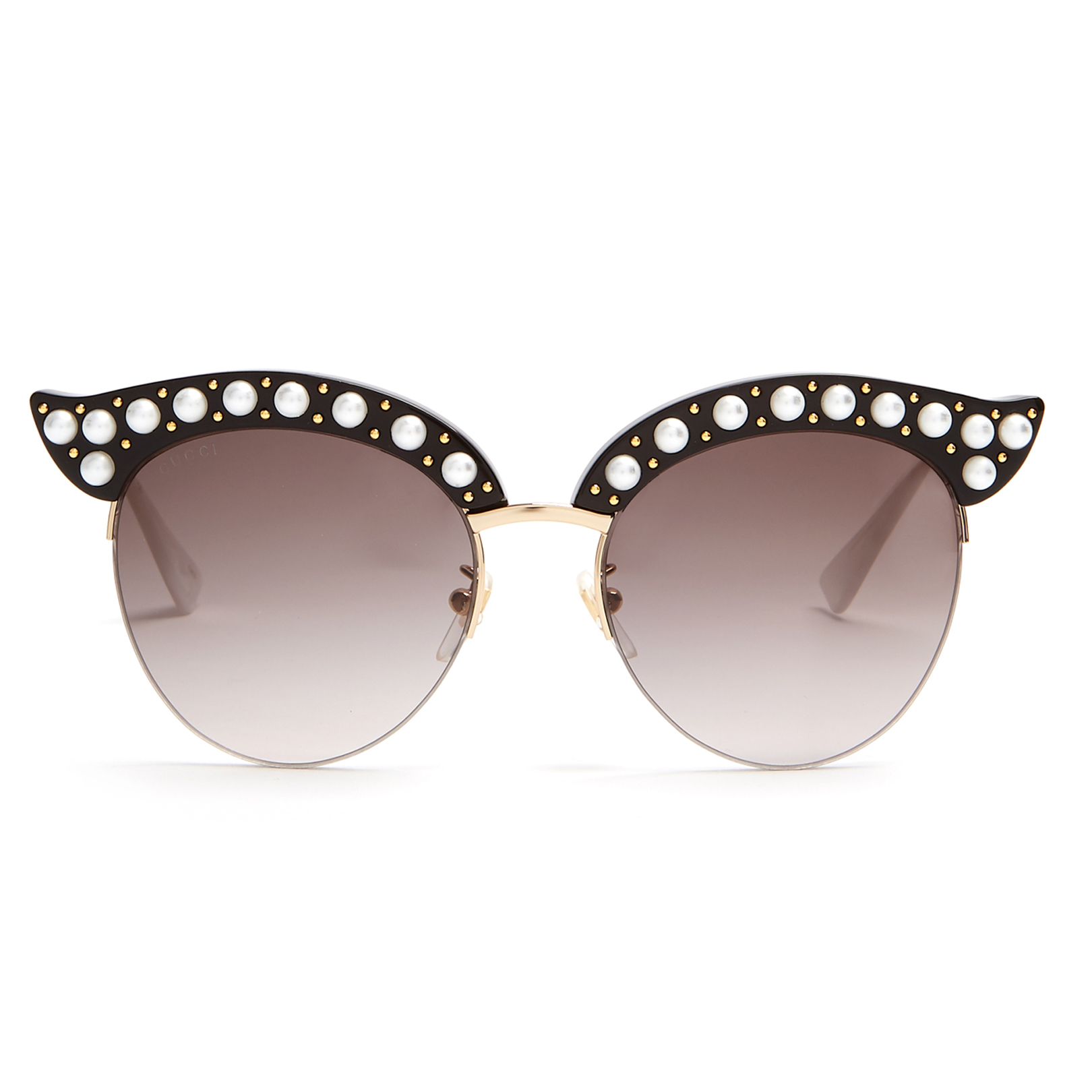 Guess Where Rihanna's Crop Over Glasses Are From? Embellished Sunglasses Gucci Buy Online
