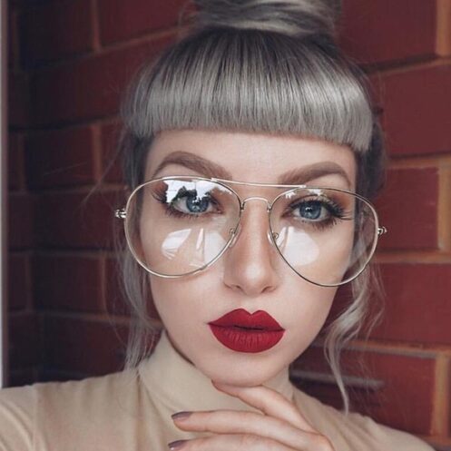 Latest Trending Prescription Glasses in Fashion for 2018 Celebrity Style Aviator Eyeglasses Gigi Hadid Khloe Kardashian Hailey Baldwin Chiara Eyewear Glasses Optical Prescription