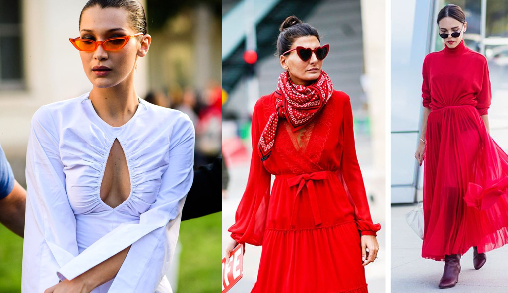 Eyewear Trend Colour Alert: 50 Shades of Red Glasses Sunglasses Trend 2018 Fashion Influencer Style Cool
