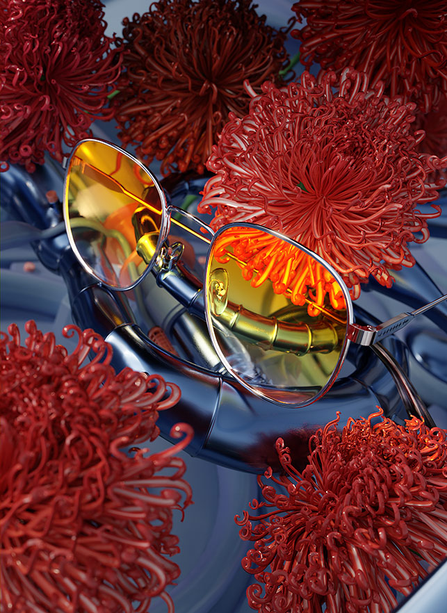 Ada Sokól’s 3D Photorealism For Etnia Barcelona Latest Collection Eyewear Glasses Sunglasses Eyeglasses