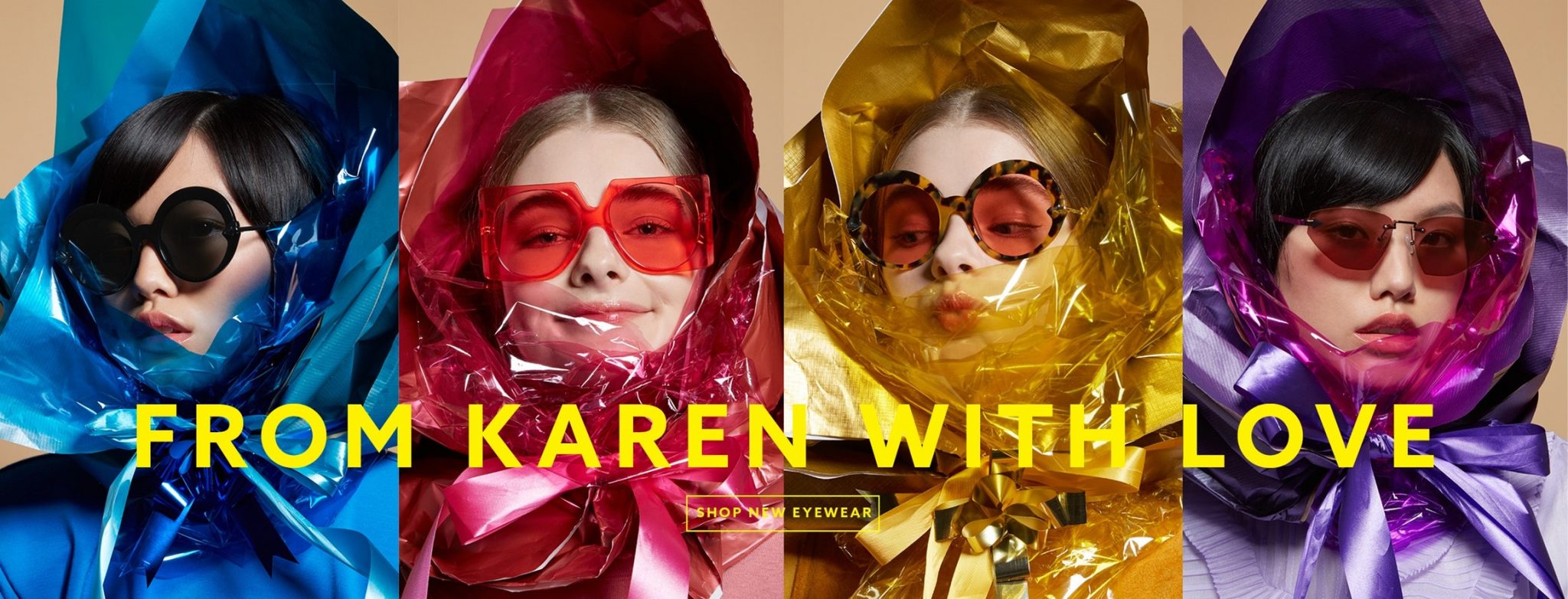 SWEET CAT AUBERGINE karen walker sunglasses latest collection sunglasses eyewear karen walker