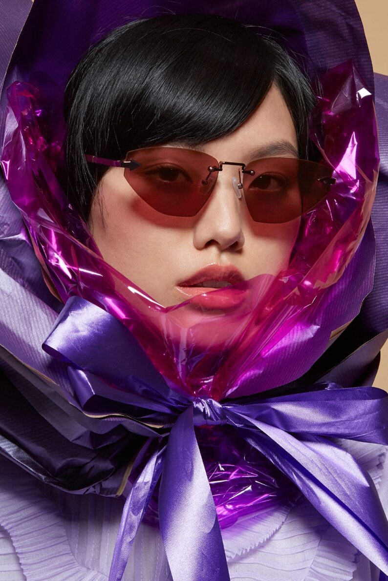 HEARTACHE AUBERGINE karen walker sunglasses latest collection sunglasses eyewear karen walker