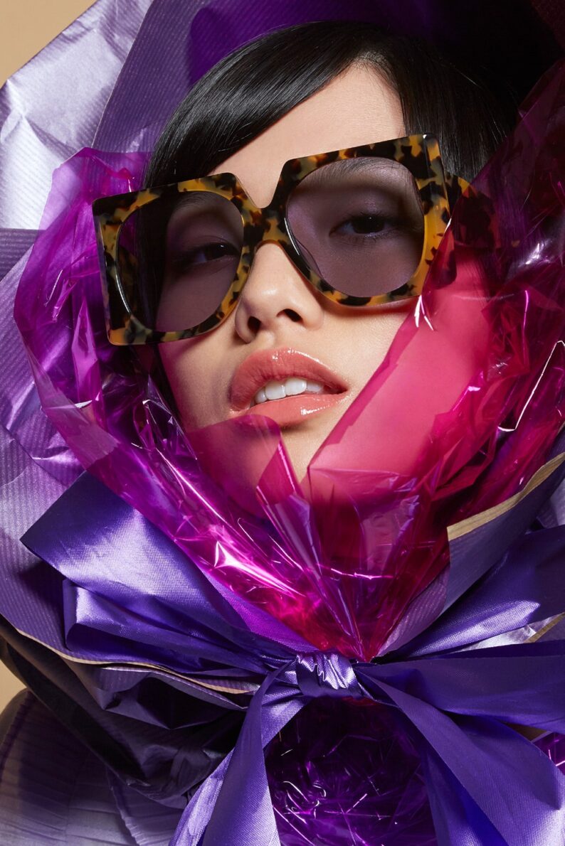 HEARTACHE AUBERGINE karen walker sunglasses latest collection sunglasses eyewear karen walker