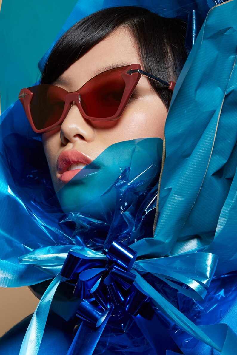 SWEET CAT AUBERGINE karen walker sunglasses latest collection sunglasses eyewear karen walker