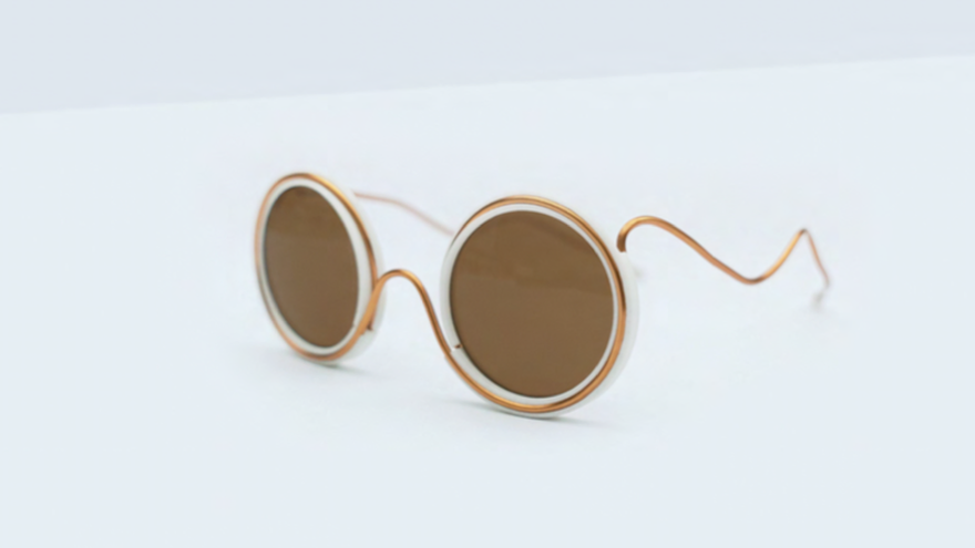 Lily Cole's Latest Sustainable Eyewear Brand, Wires London Selfridges Sustainable Metal Glasses Eyewear
