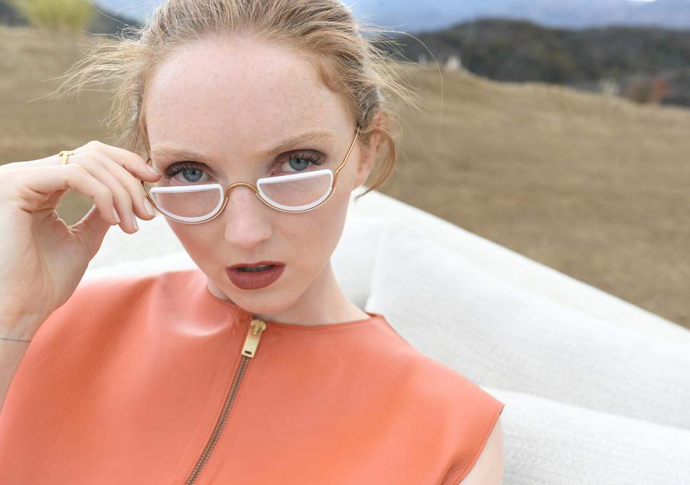 Lily Cole's Latest Sustainable Eyewear Brand, Wires London Selfridges Sustainable Metal Glasses Eyewear