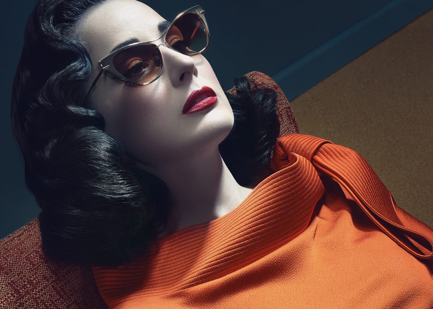 SEEING DOUBLE IN DITA EYEWEAR FOR DITA VON TEESE