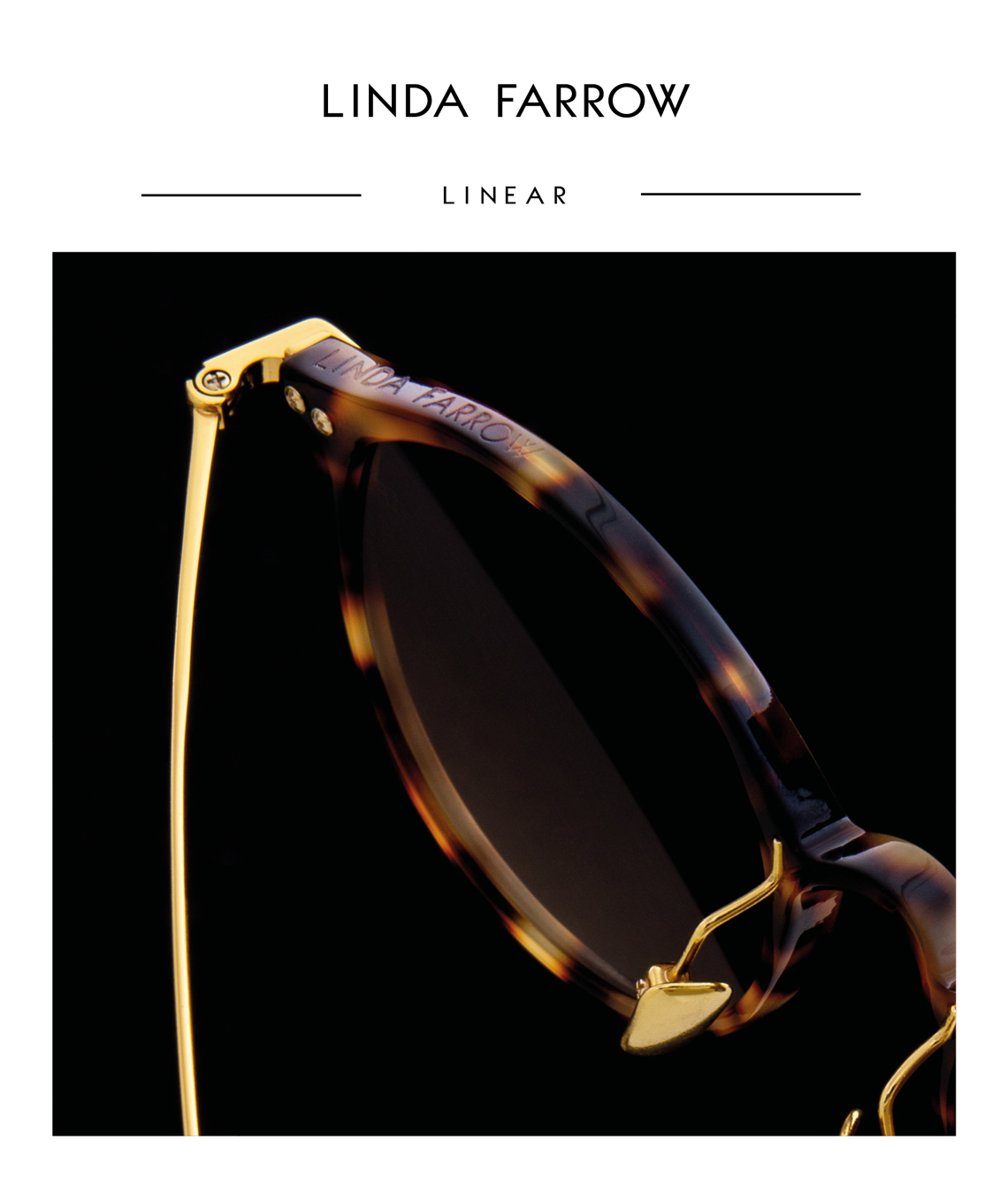 Linda Farrows first Linear Eyewear collection for 2019