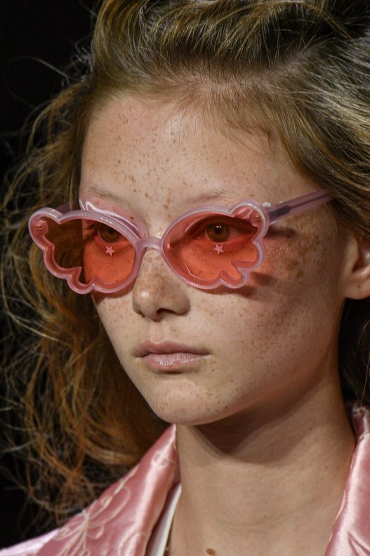 anna sui marc jacobs Sunglasses Trend Spotted at Spring 20 Runway - Follow the Rainbow sunglasses eyewear trend 2020