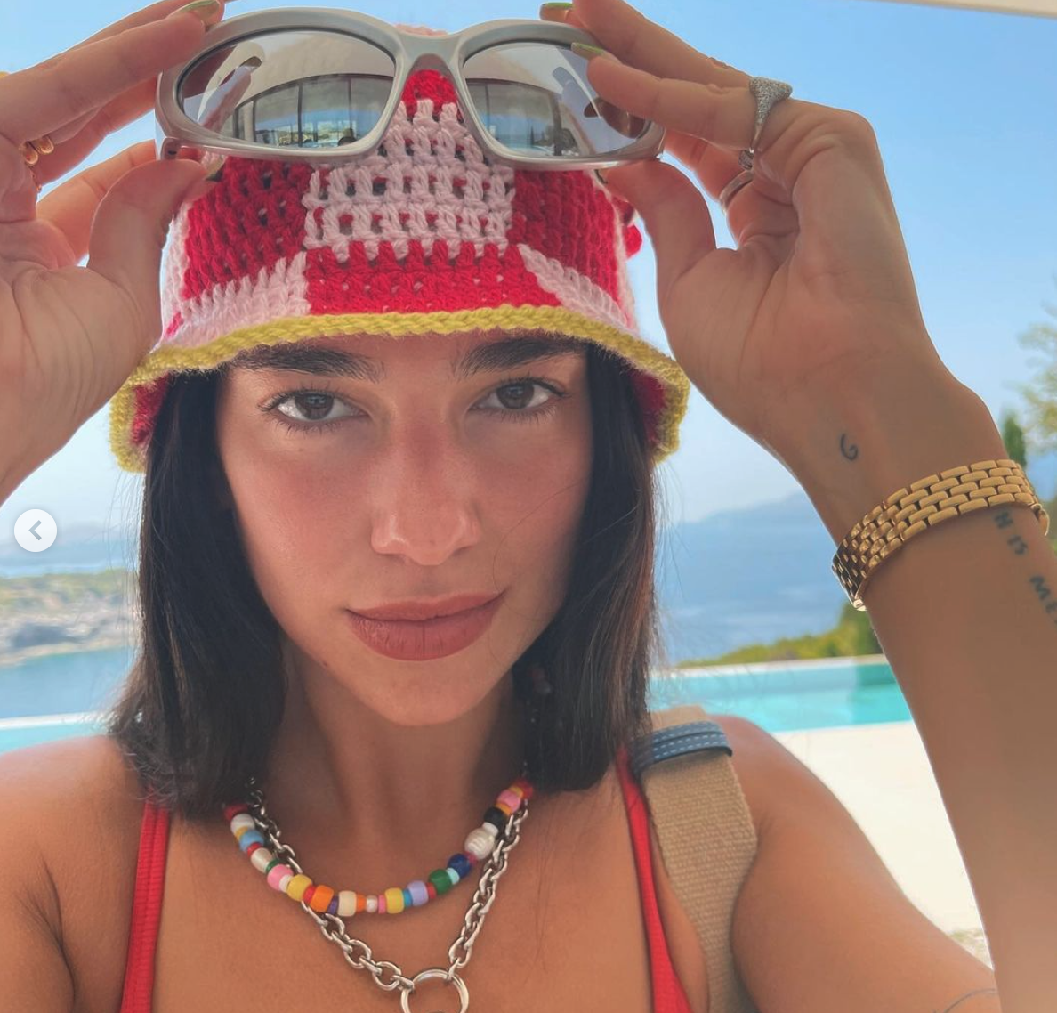 Trending Bella Hadid And Dua Lipa's 90's Futuristic Summer Sunglasses