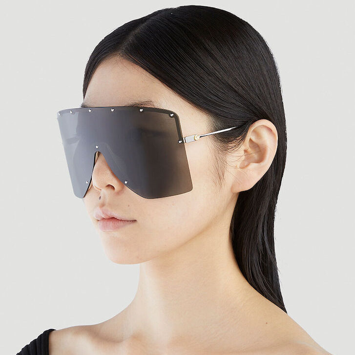 Gucci Mask Sunglasses Black Shop Online Eyewear Glasses Trend Shield Sunglasses Glasses 2023