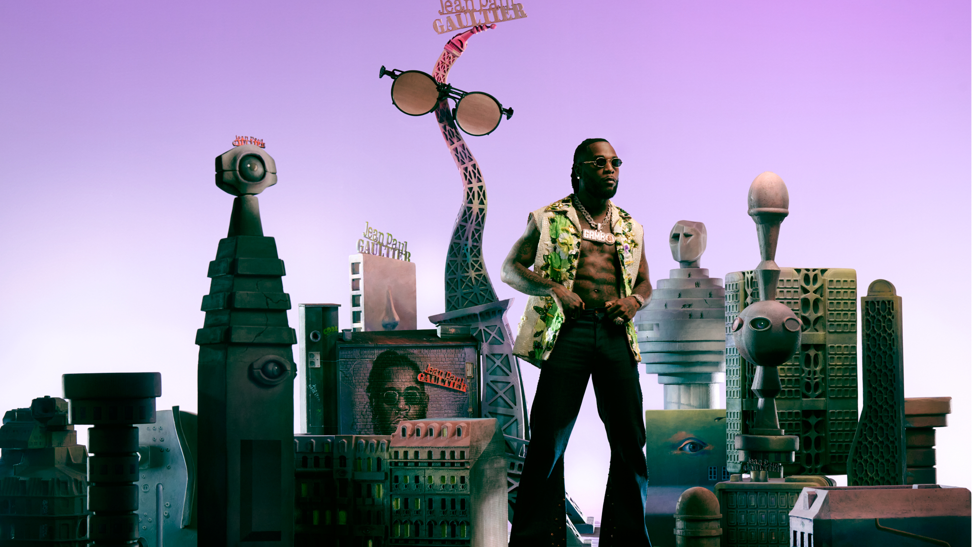 Introducing the Exclusive Jean Paul Gaultier x Burna Boy Eyewear Collection