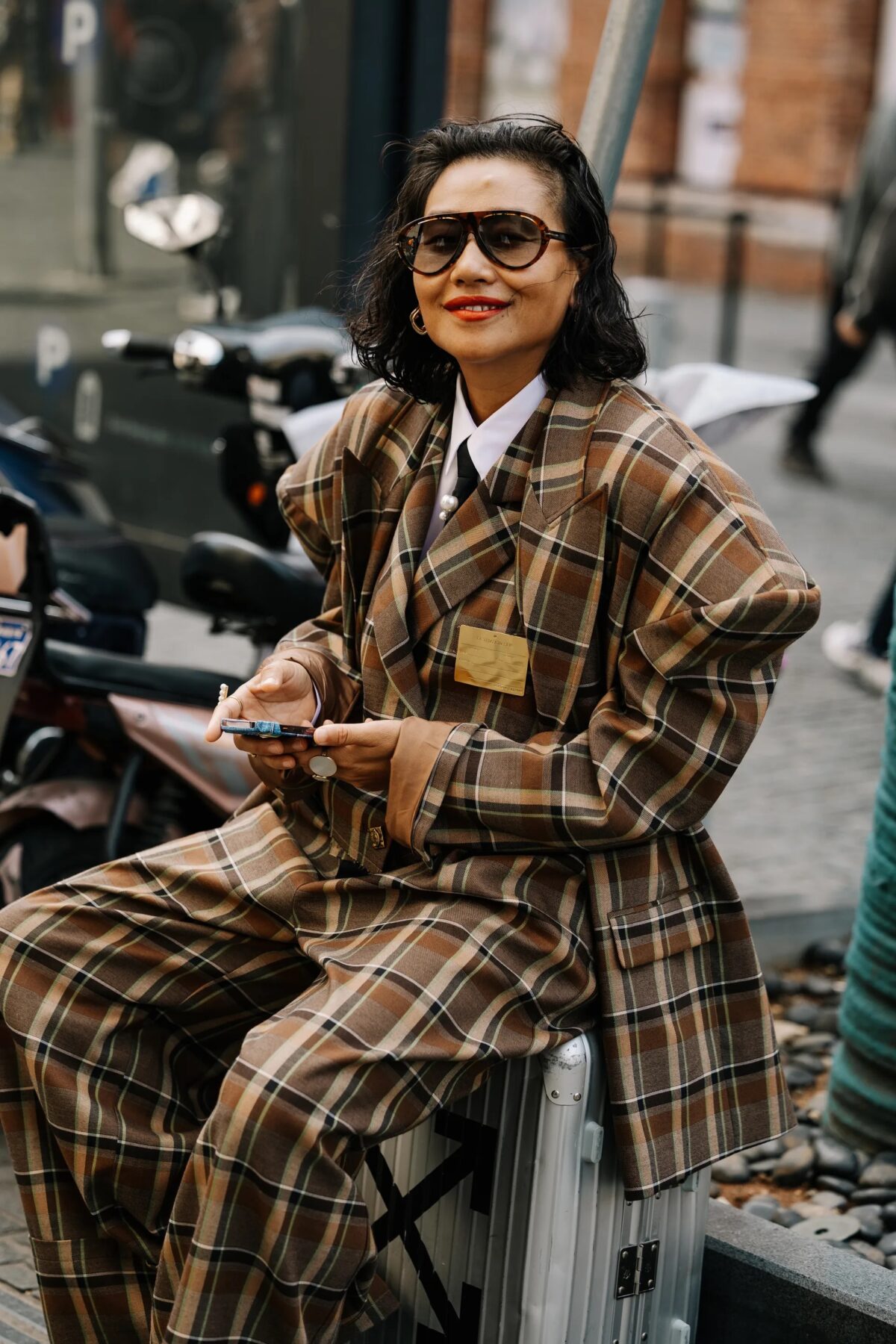 Shanghai Fashion Week Fall 2023: Best Street Style Eyewear Looks Trend SUnglasses Fashion Week We Love Glasses Shop Buy Best