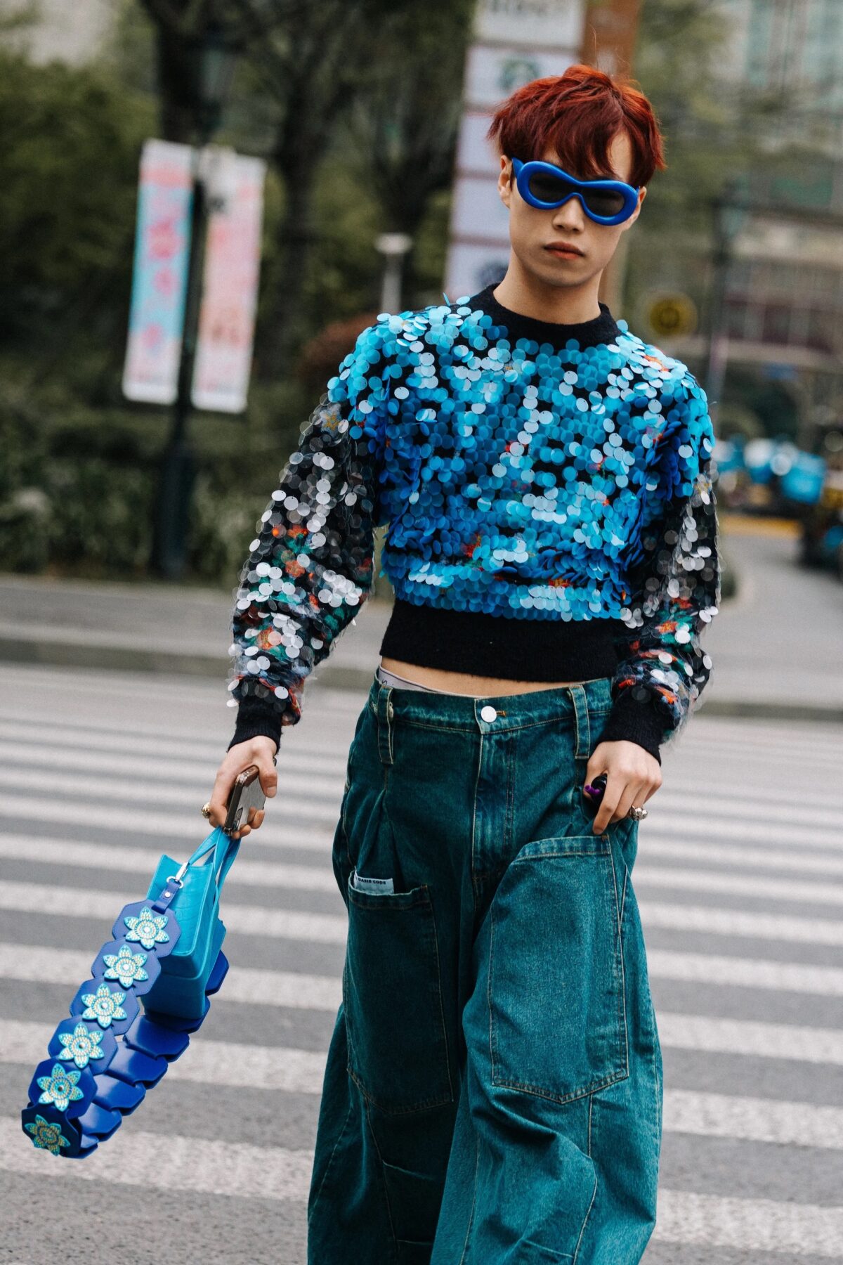 Shanghai Fashion Week Fall 2023: Best Street Style Eyewear Looks Trend SUnglasses Fashion Week We Love Glasses Shop Buy Best