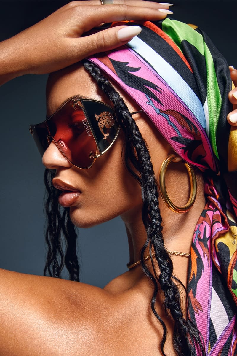 Juliana Nalú Stuns in PUCCI Eyewear's Y2K-Inspired Campaign We Love Glasses Trend 2023 Online News Best