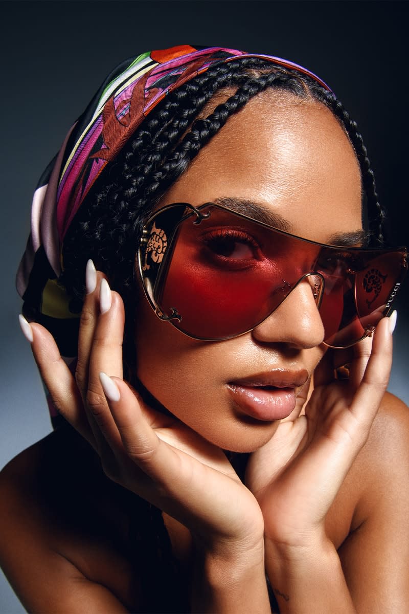 Juliana Nalú Stuns in PUCCI Eyewear's Y2K-Inspired Campaign We Love Glasses Trend 2023 Online News Best