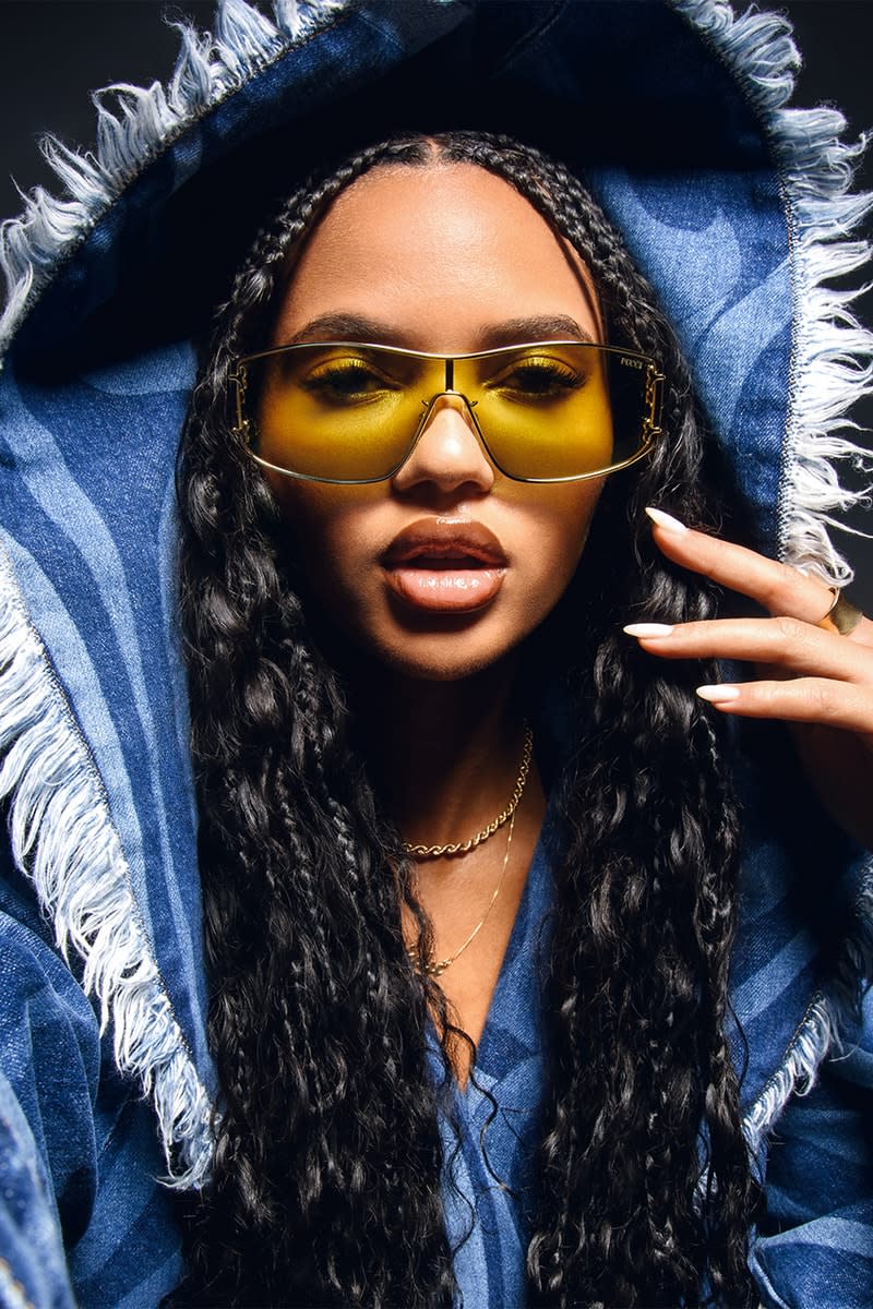 Juliana Nalú Stuns in PUCCI Eyewear's Y2K-Inspired Campaign We Love Glasses Trend 2023 Online News Best